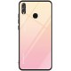 Etui na telefon Huawei P Smart Z , GRADIENT szklane różowe