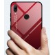 Etui na telefon Huawei Y6 2019 , GRADIENT szklane granatowe