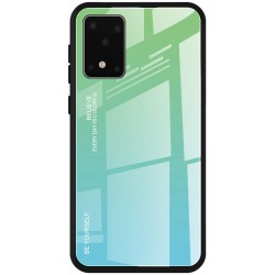 Etui na telefon GRADIENT szklane zielone do Samsung Galaxy S20