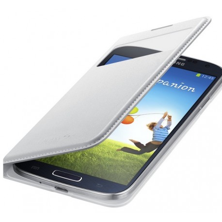 Do Samsung Galaxy S4 futerał Flip Cover S-View Smart- BIAŁE