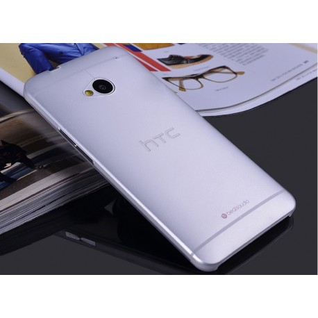 HTC One M7 etui Bumper SLIMEST 0,3mm + Folia - MLECZNE