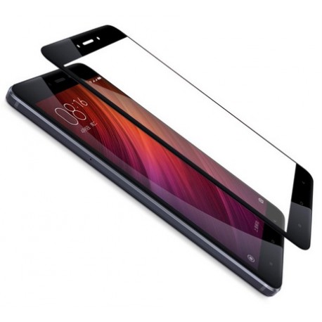Xiaomi Redmi 4A Szkło Hartowane PEŁNE 3D na Cały ekran - CZARNE