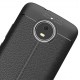 Motorola Moto G5s etui  Pancerne KARBON Case SKÓRA- Czarne