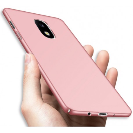 Samsung Galaxy J5 2017 etui  Silky Touch case na telefon - Różowe