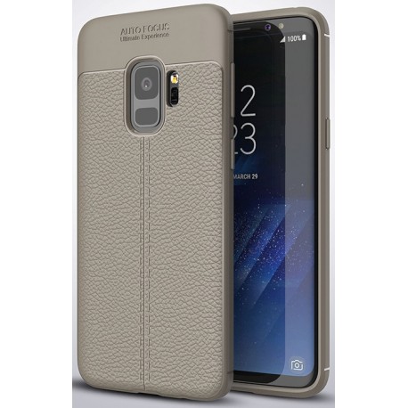 Samsung Galaxy S9 etui  Pancerne KARBON Case SKÓRA- Grafitowe