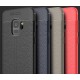 Samsung Galaxy S9 etui  Pancerne KARBON Case SKÓRA- Czerwone