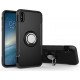 iPhone X etui magnetyczne RING HOLDER case Czarne