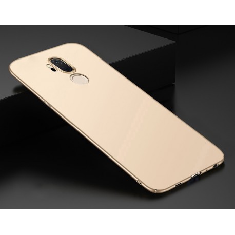 LG G7 ThinQ etui na telefon Silky Touch - Złote