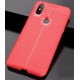 Xiaomi Mi Mix 3 etui na telefon KARBON Case SKÓRA - Czerwone