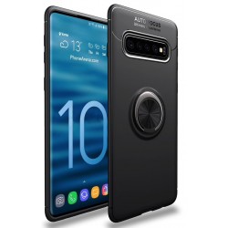Etui na telefon Samsung Galaxy S10+ Plus KARBON RING HOLDER Czarne